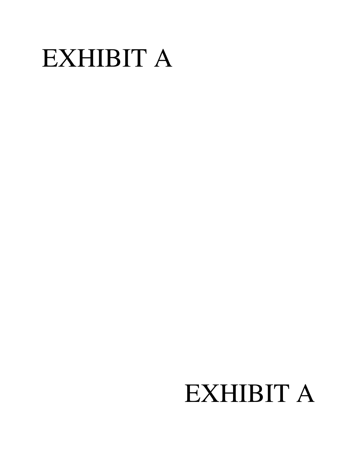 First page preview of Exhibit A - Consignment Agreement